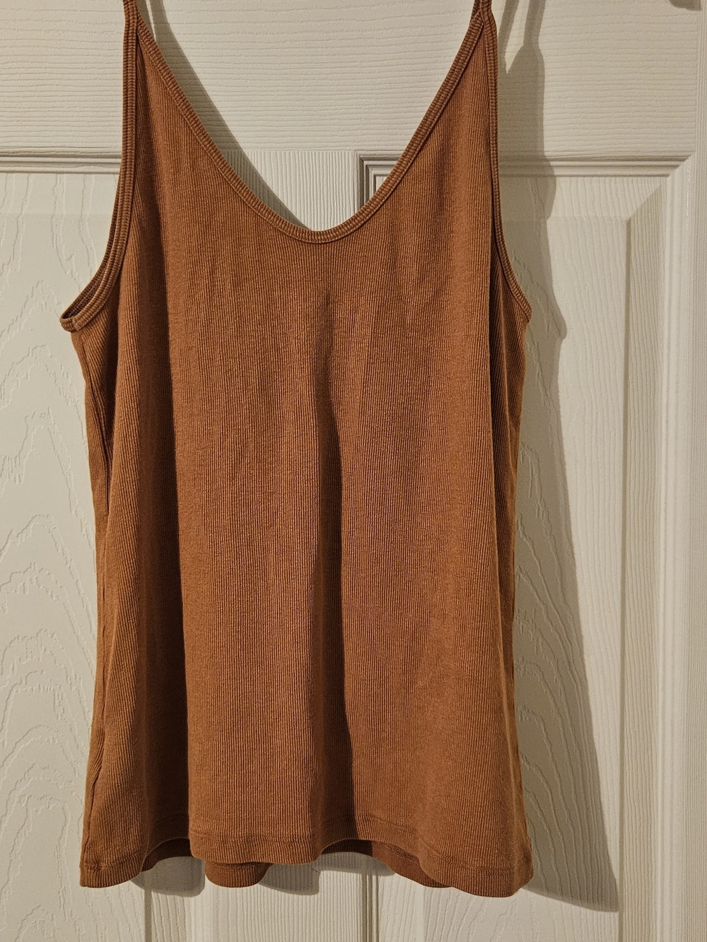 Universal Thread Ribbed Camisole Tank Top - Rust Brown - Picture 4 of 4